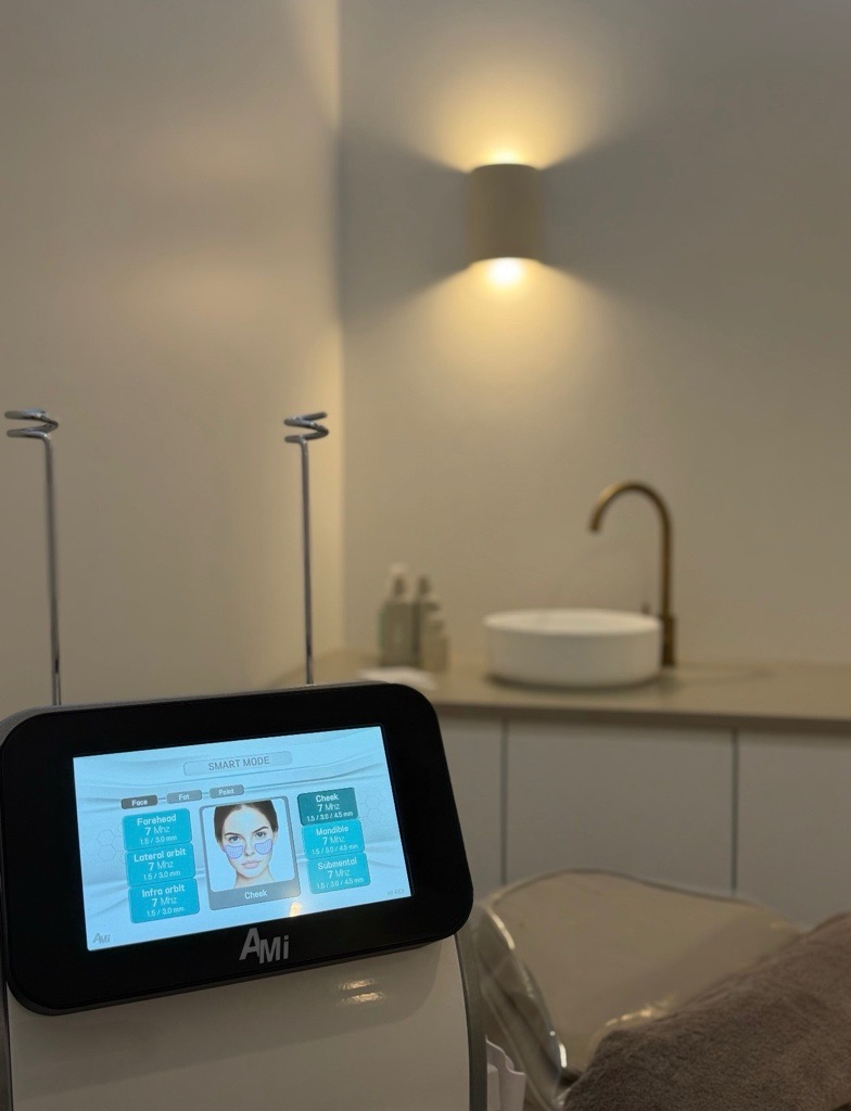 The HI-REX treatment system in the clinic.
